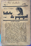 Bilete de papagal 1937 nr. 1 (478) Arghezi Biblia regelui Carol al II-lea