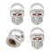 Set 4 capacele valva &quot;craniu&quot; RAZ298
