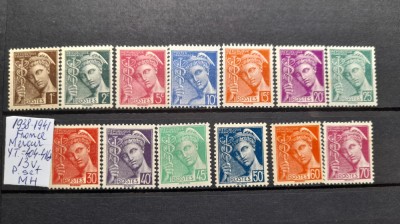 1938-1942-Franta-MercurYT404-416A-13 val-MH foto