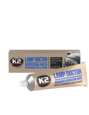 Pasta polish faruri auto K2 Lamp Doctor, 60g foto