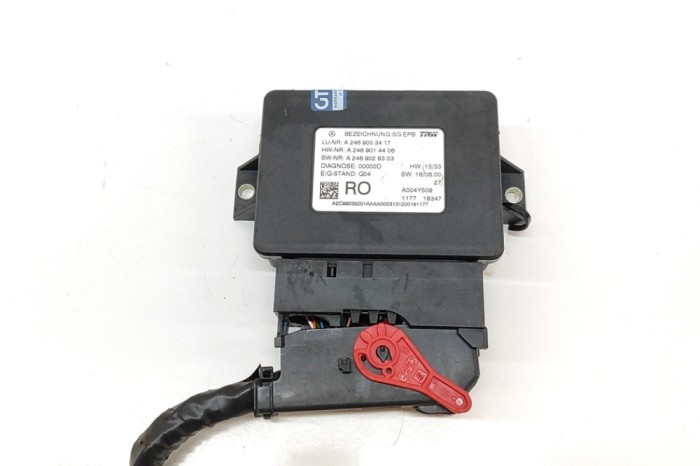Unitate de control fr&acirc;nă de m&acirc;nă INFINITI Q30 2019 OEM: A2469003417,A2469014406,A2469028303,A2C53256601 31521172