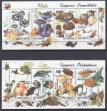 ROMANIA 1994 LP 1349 CIUPERCI COMESTIBILE SI OTRAVITOARE BLOCURI MNH