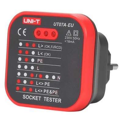 TESTER PRIZA 230V AC UT07A-EU UNI-T EuroGoods Quality foto