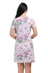 Rochie mini de vara cu imprimeu floral foto