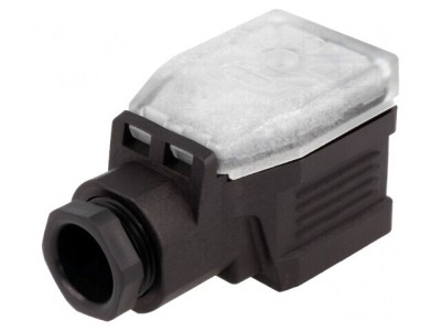 Conector cu Valvă Mufă Format A 18mm Mamă 4 PIN 90&amp;deg; foto