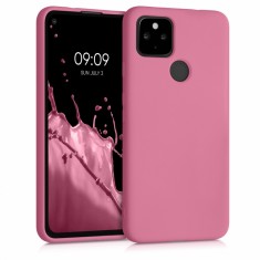 Husa pentru Google Pixel 4a 5G, Silicon, Roz, 53779.212 foto