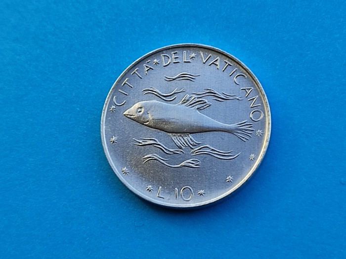 10 Lire 1977 Vatican -AUNC-RAR
