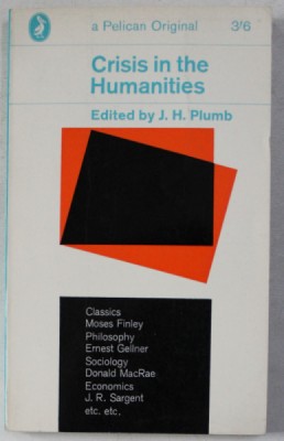 CRISIS IN THE HUMANITIES , edited by J.H. PLUMB , 1964 foto