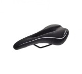 Sa biciclete, Leoshi, culoare negru/alb cu gaura de aerisire, 275x150 mm, 338 g Cod:AWR2077