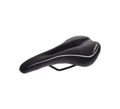 Sa biciclete, Leoshi, culoare negru/alb cu gaura de aerisire, 275x150 mm, 338 g Cod:AWR2077 foto