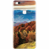 Husa silicon pentru Huawei P10 Lite, Autumn Mountain Fall Rusty Forest Colours