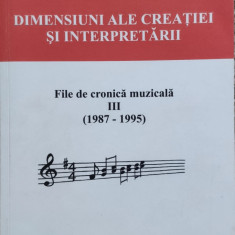 Dimensiunii Ale Creatiei Si Interpretarii Vol.3 - Liliana Gherman ,556032