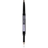 MAYBELLINE NEW YORK Express Brow Satin Duo creion pentru spr&acirc;ncene pulbere duo culoare 01 - Dark Blonde