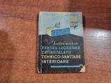 Indrumator pentru lucrarile de instalatii tehnico-sanitare interioare-Niculescu