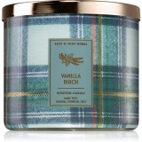 Bath &amp; Body Works Vanilla Birch lum&acirc;nare parfumată cu uleiuri esentiale 411 g
