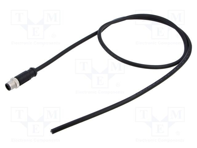 Conector M12 mufă tată drept aurit 5 PIN AMPHENOL
