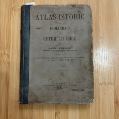 NATHALIA TULBURE - ATLAS ISTORIC AL ROMANILOR - 1912
