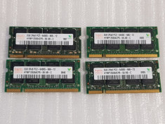 Memorie RAM laptop Hynix 2GB DDR2 800MHz HYMP125S64CP8-S6 - poze reale foto