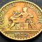 Moneda istorica (BUN PENTRU) 1 FRANC - FRANTA, anul 1922 * cod 4438