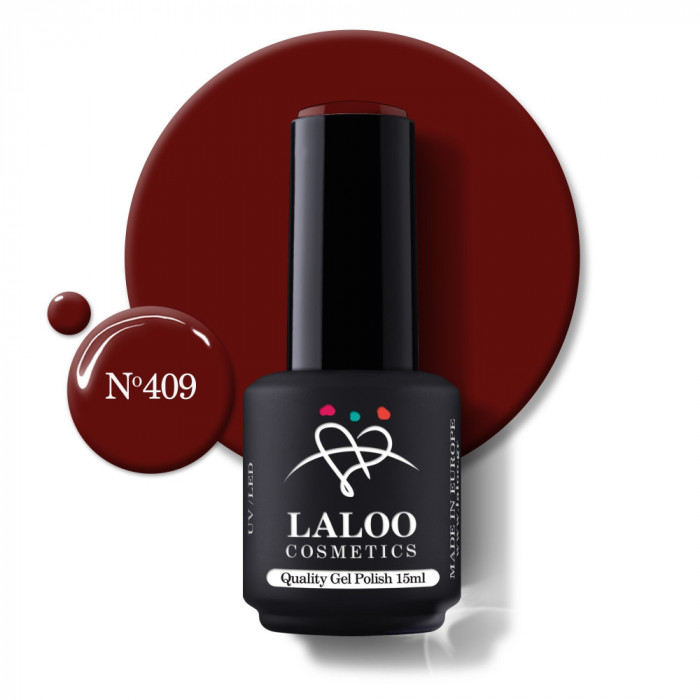 &Nu;&omicron;.409 Maroon | Laloo gel polish 15ml