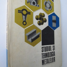 Studiul si tehnologia metalelor - M. Voicu , ....