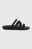 Crocs papuci Splash Strappy Sandal femei, culoarea negru 208217