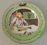 Farfurie Arts &amp; Crafts de William Adams cca 1903
