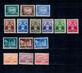 Romania - Lot marci Timbrul Aviatiei, Fondul Aviatiei, nestampilate cu sarniere