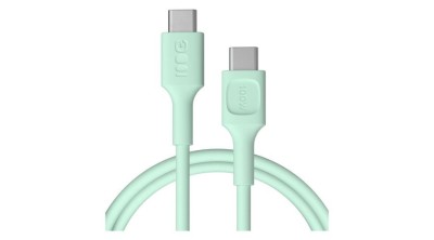 Cablu USB-C din silicon Greencell PowerFlex 1.2m 100W &amp;Icirc;ncărcare rapidă PD Verde foto