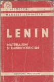 Materialism si empiriocriticism (colectia Biblioteca Marxist-Leninista) - Vladimir Ilici Lenin
