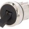 Comutator basculant 22mm negru fără IP67