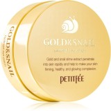 Petitf&eacute;e Gold &amp; Snail masca hidrogel pentru ochi extract de melc 60 buc