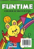 Funtime Colour Sketch Pad Carte de Colorat Editura Peter Haddock 32 Pagini
