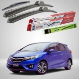 Cumpara ieftin Ștergătoare Honda Jazz Gen IV (GK3/GK5) Hatchback 2015-prezent | Set Față și Spate Flat &ndash; TeamCar&reg;