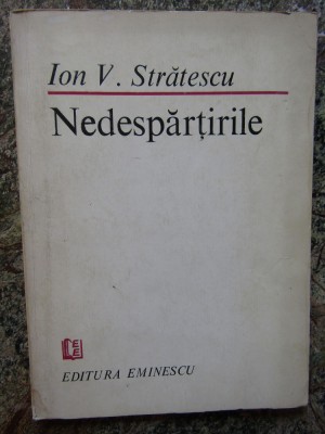 ION V. STRATESCU - NEDESPARTIRILE AUTOGRAF foto