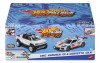 Hot Wheels Set 2 Masinute Metalice Pull Back Gmc Hummer Ev Si Corvette C8r 1:43, HOT WHEELS - Vehicule