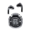 Casti Bluetooth 5.3 Type-C, IPX4, AI Call Noise Reduction, Display Digital - Acefast (T8) - Bright Black