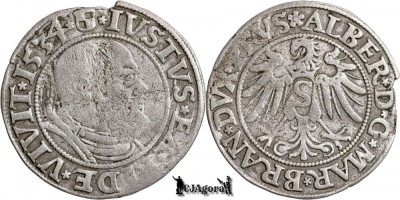 1534, 1 Groschen - Albert I - Ducatul Prusiei foto