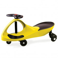 Masinuta fara pedale pentru copii Didicar, volan in forma de fluture, maxim 120 kg, 3 ani+, Galben
