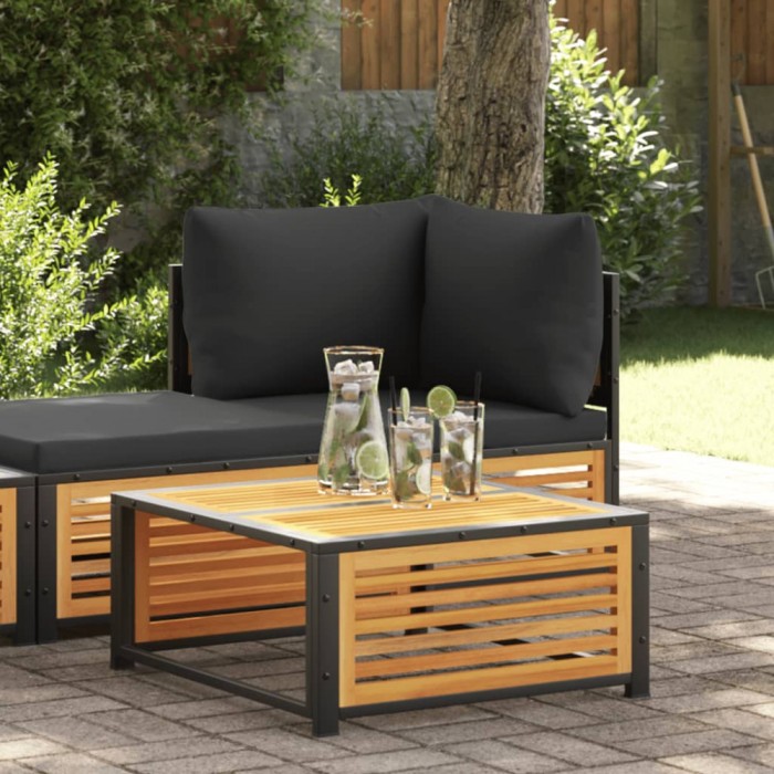vidaXL Masă de grădină, 68x68x30 cm, lemn masiv de acacia 367644