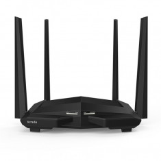 Router wireless Tenda AC10 , Smart Dual Band Gigabit , 1200 Mbps , Negru