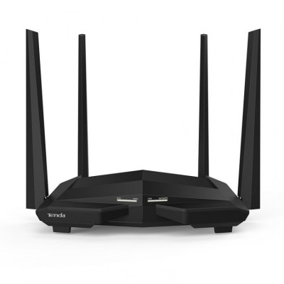 Router wireless Tenda AC10 , Smart Dual Band Gigabit , 1200 Mbps , Negru foto