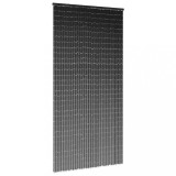 VidaXL Perdele ușă cu insecte gri &icirc;nchis 100x200 cm bambus