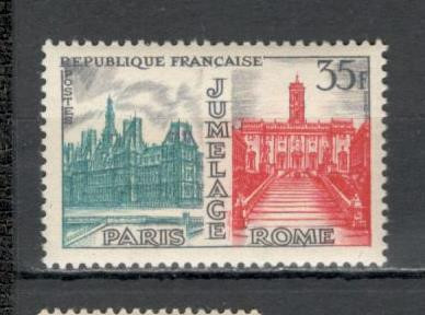 Franta.1958 Orase infratite Paris-Roma SF.309 foto