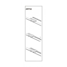 Stergator parbriz pasager FIAT QUBO MPV 01 2009,z 15 COD:ART52