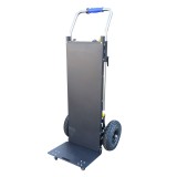 Carucior electric transport marfa pe trepte si scari 1500W, sarcina maxima 200 Kg, 48V, baterie Lithium, incarcare 4 ore, H 1550/1250 mm, latime 560