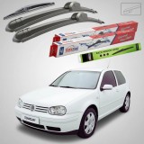 Cumpara ieftin Ștergătoare Volkswagen Golf 4 3 Uși 1997-2002 | Set Față și Spate Flat &ndash; TeamCar&reg;