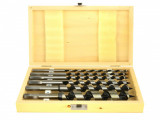 Set 6 burghie elicoidale pentru lemn 6-25/230mm, Geko G38120