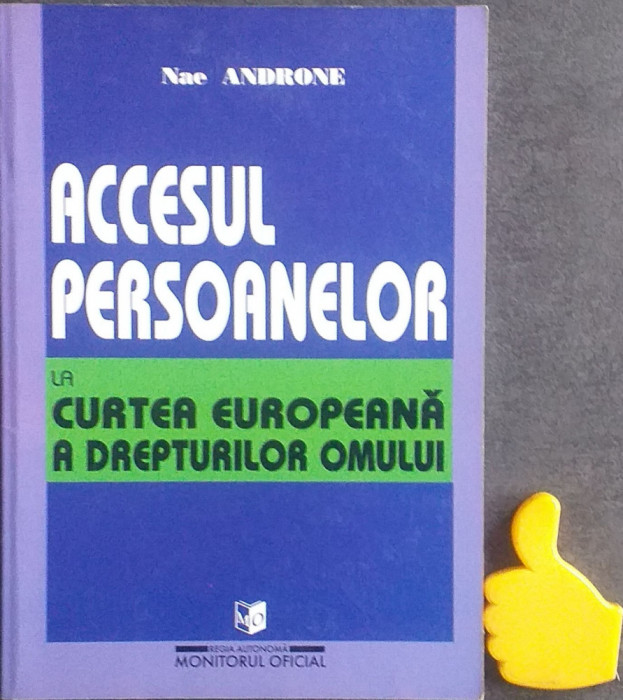 Accesul persoanelor la Curtea Europeana a drepturilor omului Nae Androne