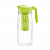 Carafa cu infuzor Fiesta, Ambition, 1.5 L, sticla/plastic, verde/transparent